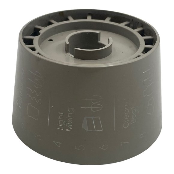 Sunbeam Mixmaster Kitchen Stand Mixer Speed Control Dial Knob Gray Replacement - Picture 3 of 9